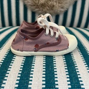 Zara purple apple tennis shoes size 23 (baby 7)